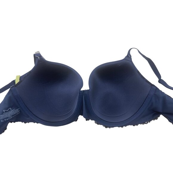 Maidenform Women Navy Blue Lace Push-Up Bra Size 38B - Picture 9 of 10